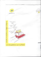 Lot De 10 Enveloppes Exclusidement Réservé Au Service De Réexpédition Par La Poste  - Affranchie (GF 26 Cm X 32.5 Cm) - Other & Unclassified