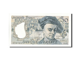 Billet, France, 50 Francs, 50 F 1976-1992 ''Quentin De La Tour'', 1991, NEUF - 50 F 1976-1992 ''Quentin De La Tour''