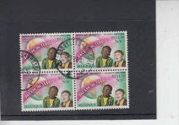 BELGIO  1966 - Unificato  160 (quartina) - Rerun N. - Used Stamps