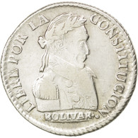 Monnaie, Bolivie, Sol, 1830, Potosi, TTB, Argent, KM:94a - Bolivie