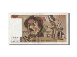 Billet, France, 100 Francs, 100 F 1978-1995 ''Delacroix'', 1978, TB+ - 100 F 1978-1995 ''Delacroix''
