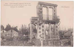 Delcampe - Cpa 51 Sermaize-les-bains Ruines, Rue Lombard ( écrite Au Verso ) - Sermaize-les-Bains