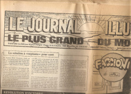TRES RARE - LE JOURNAL ILLUSTRE LE PLUS GRAND DU MONDE Editions M. DELIGNE N° 1 D'octobre 1982 - Fortsetzungen