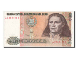 Billet, Pérou, 500 Intis, 1987, SPL - Peru