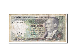 Billet, Turquie, 10,000 Lira, 1982, KM:199, TB - Turkije