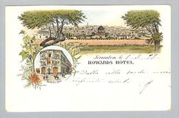 Delcampe - AK Asien Palästina Jerusalem 1899-03-01 Litho Howards Hotel - Palästina