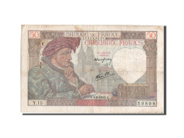 Billet, France, 50 Francs, 50 F 1940-1942 ''Jacques Coeur'', 1940, 1940-09-05 - 50 F 1940-1942 ''Jacques Coeur''