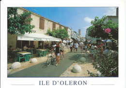 Île D´ Oléron (17 Char.Marit.) Saint Pierre - Rue Piétonne Hôtel Le Commerce (CP Animée écrite - Cf Détails 2scan) MW971 - Saint-Pierre-d'Oleron