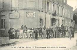 Delcampe - Réf : D-15-638  :  PITHIVIERS MAISON PETIT ENTREPRENEUR DE MACONNERIE - Pithiviers