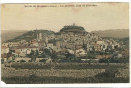 Delcampe - Carte Postale Ancienne Forcalquier - Vue Générale Prise De Saint Marc - Forcalquier