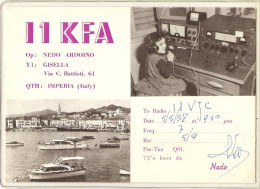 Delcampe - R-IMPERIA-L1KFA CARTOLINA QSL - Radio