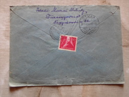 Hungary  Cover -SZEGHALOM  -  GYULA  -1947   D129890 - Cartas & Documentos