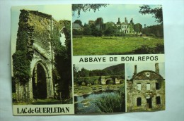 Delcampe - D 22 - Lac De Guerledan - Abbaye De Bon Repos - Binic