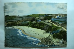 Delcampe - D 22 - Locquémeau - La Plage - En Avion Au Dessus De... - Binic