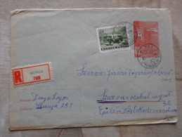 Hungary  Registered Cover -  Stationery  - 1957  HUNYA    D129912 - Covers & Documents