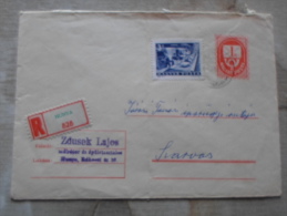 Hungary  Registered Cover -  Stationery  - 1970  -HUNYA      D129916 - Brieven En Documenten
