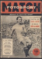 Delcampe - 6552-MATCH-FOTOSPORT-MENSILE-CALCIO-1953 - Sport