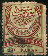 Turkey-Ottoman Empire,1876,20 Paras Demaged On Corner,Mi#31,used See Scan - Usati