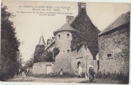 Delcampe - Cpa 14 Calvados  Vilerville Sur Mer Le Vomicel Manoir - Villerville