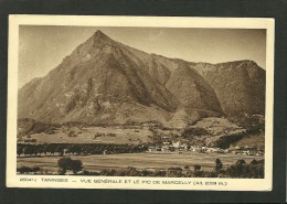 Delcampe - 74 Haute Savoie  TANINGES Vue Générale Et Le Pic De Marcelly Alt 2009m - Taninges
