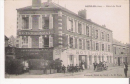 Delcampe - SENLIS (OISE) HOTEL DU NORD (PETITE ANIMATION) - Senlis