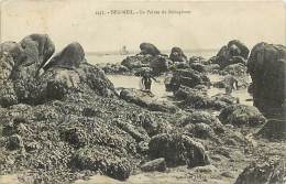 Delcampe - Depts Div -finistere -ref AA457- Beg Meil - La Pointe Du Semaphore -petit Plan Peche Sur Les Rochers  - - Beg Meil