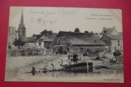 Delcampe - Cp  Redon L'abreuvoir Canal De Brest - Redon