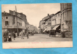 Delcampe - MARMANDE -rue Puygueraud -animée  -beau  Plan-magasin Félix Potin- -édition Brune - Marmande