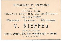 Delcampe - PARIS - V. RIEFFEL - 93 Rue Oberkampf - Paris (11)