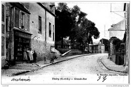 Delcampe - Thoiry Yvelines Magasin Felix Potin Animation Dos Non Divisé 1903 état Superbe - Thoiry