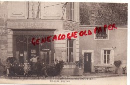 72 - MARCON LA JOLIE - CAFE RESTAURANT BOUTTIER - CAFE DU CENTRE CHEZ LEONCE - RARE 1931 - Autres & Non Classés