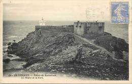Delcampe - Depts Div -finistere -ref AA421- Le Conquet - Pointe De Kermovan -le Phare Et Le Port  - Carte Bon Etat  - - Le Conquet