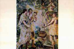 Delcampe - 45 BEAUGENCY Hotel De Ville Tentures Brodees XVII°s Les Sacrifices Une Victtime Un Indien Presentee En Sacrifice A Une I - Beaugency