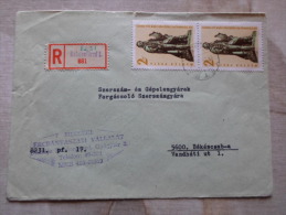 Hungary  Registered Cover - Balatonfüred  -Mecsek  Ércbányászat - Mining  1970's   D129918 - Cartas & Documentos