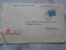 Hungary  Registered Cover - ZSADÁNY   -Sarkad  1956   D129919 - Brieven En Documenten