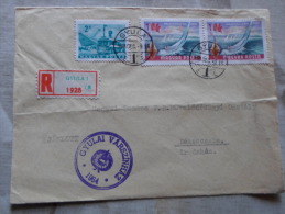 Hungary  Registered Cover - GYULA  -Várszínház  1968   -   D129932 - Brieven En Documenten