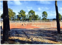 Delcampe - 33 CARCANS MAUBUISSON LA BASE DEPARTEMENTALE DE SPORTS ET LOISIRS DE BOMBANNES LES TENNIS - Carcans