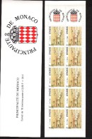 MONACO--Carnet  Complet N° 3 -- 10 TP  (n° 1669 )  X 2.00 F-- Adhésif - Carnets