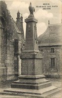 Delcampe - Depts Div -finistere -ref AA397- Sizun - Monument Aux Morts De La Guerre 1914-18 - - Sizun