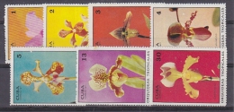 Cuba 1971 Orchids 7v ** Mnh (21001) - Ongebruikt