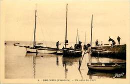 Delcampe - Depts Div -finistere -ref AA378- Beg Meil - Un Coin Du Port  - Carte Bon Etat  - - Beg Meil