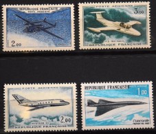 FRANCE 1960/69 - POSTE AERIENNE - Le N° 38-39-42 Et 43  - 4 Timbres NEUFS** Y&T 6,00€ - 1960-.... Postfris