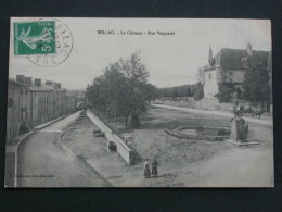 Delcampe - Ref3915 JU CPA Animée De Bellac (Limousin) - Le Chateau Rue Vergnaud - D. Goulesque Buraliste édit. 1914 Restaurant - Bellac
