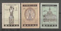 Serie Nº 357/9 Macau - Unused Stamps