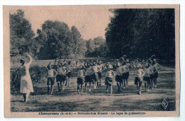 Delcampe - CPA   91     CHAMPROSAY       PREVENTORIUM MINORET      LECON DE GYMNASTIQUE    FILLES - Gymnastik