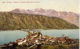 Melide - Bissone E Monte Generoso - 3154 - Formato Piccolo Non Viggiata - Bissone