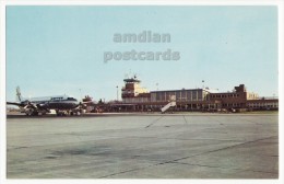 SOUTH BEND Indiana ST JOSEPH COUNTY AIRPORT ~ BENDIX FIELD ~ AIRCRAFT~ 1960s Postcard [5861] - South Bend