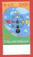 VATICANO MNH - 2001 - Anno Dell'ONU Per Il Dialogo Tra Le Civiltà - € 0,77 - £ 1500 - S. 1230 - Oblitérés