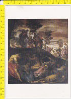 BA-27 BIGLIETTO AUGURALE TINTORETTO JACOPO ROBUSTI DETTO IL VENEZIA LA MOLTIPLICAZIONE DEI PANI E DEI PESCI - Sonstige & Ohne Zuordnung