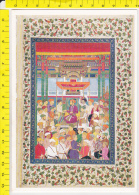 BA-43 BIGLIETTO AUGURALE LE MURAKKA DE SAINT PETERSBOURG RECEPTION A LA COUR DE SHAH-DJAHAN MINIATURE DIPINTI PITTURE - Altri & Non Classificati